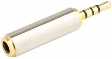 2.5mm Erkek 3.5mm Dişi 4 boğum 3 çizgi kulaklıklı mikrofon çevieici