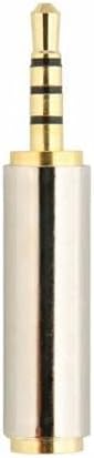 Alternative view of 2.5mm Erkek 3.5mm Dişi 4 boğum 3 çizgi kulaklıklı mikrofon çevieici