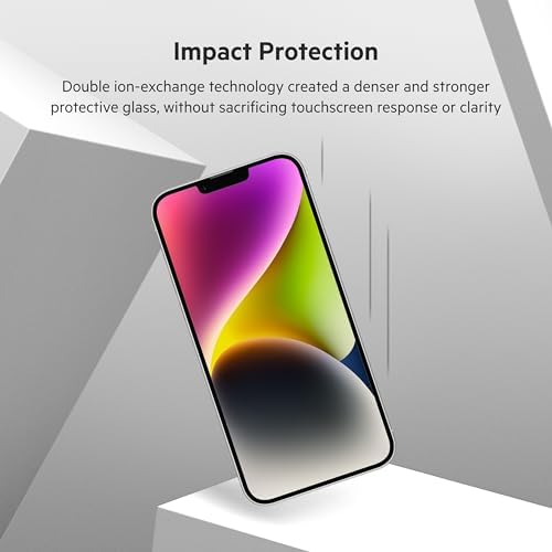 UltraGlass 14 Plus, 13 Pro Max Ekran Koruyucu, AntiMikrobiyal İşlem Görmüş, Kabarcıksız Uygulama ve Kurulum Kılavuzu Tepsisi Dahil, 9H Sertlik Testi Yapıldı, Temperli Cam