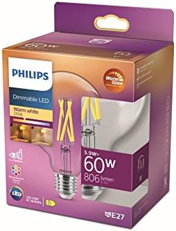 Alternative view of LED 60W G93 E27 Kısılabilir Filament Glob WGD90