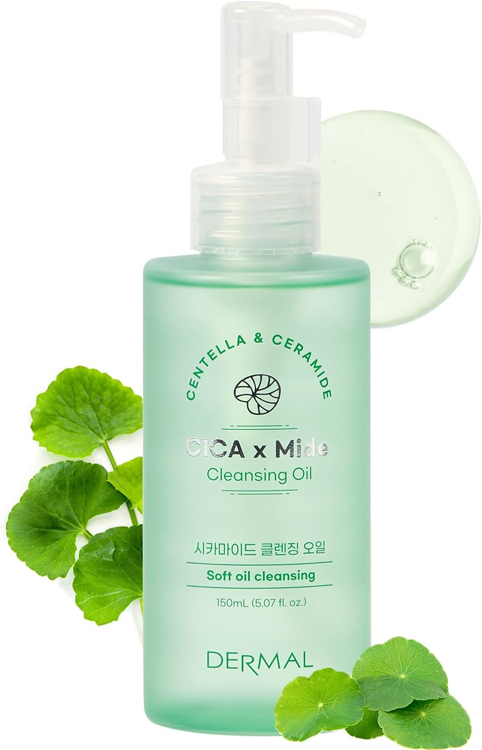 Dermal CICA x Mide Cleanser Oil Centella Asiatica ve Seramid Özlü Temizleme Yağı 150 ML