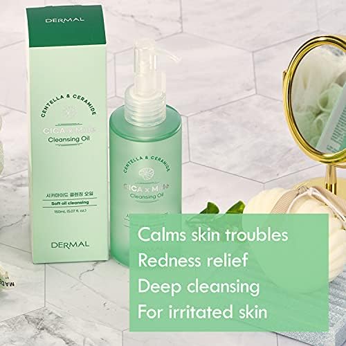 Alternative view of Dermal CICA x Mide Cleanser Oil Centella Asiatica ve Seramid Özlü Temizleme Yağı 150 ML