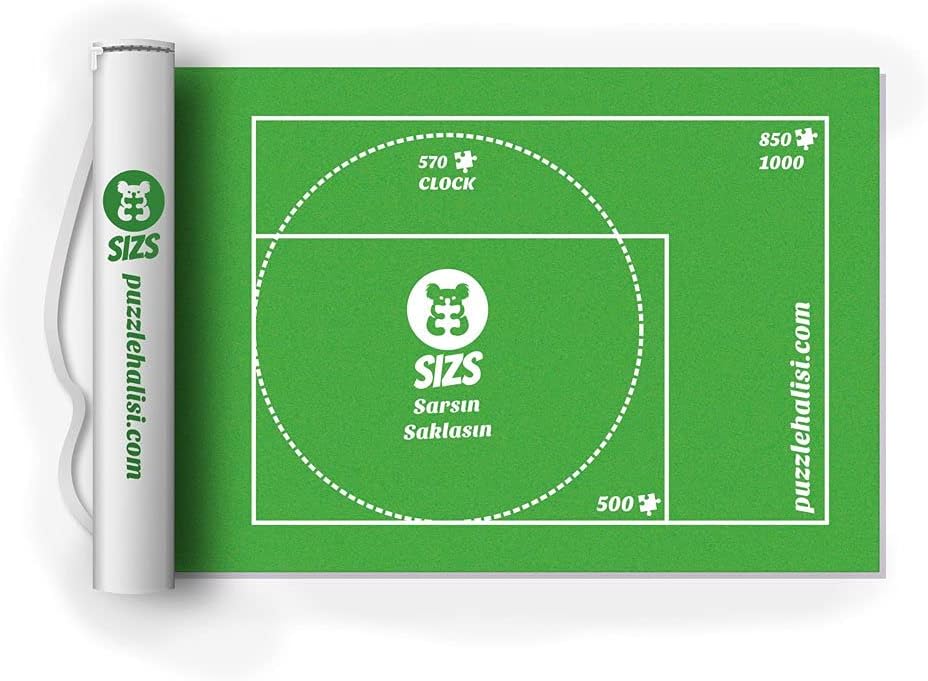 Alternative view of SIZS Puzzle Halısı 1000’lik den 6000'liğe Kadar Farklı Boyutlar | Askılı Çanta | Puzzle'ı Sar Sakla ve Açtığında Kaldığın Yerden Devam Et (1000'lik)