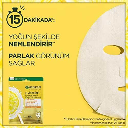 Alternative view of C Vitamini Parlaklık Verici Kağıt Yüz Maskesi