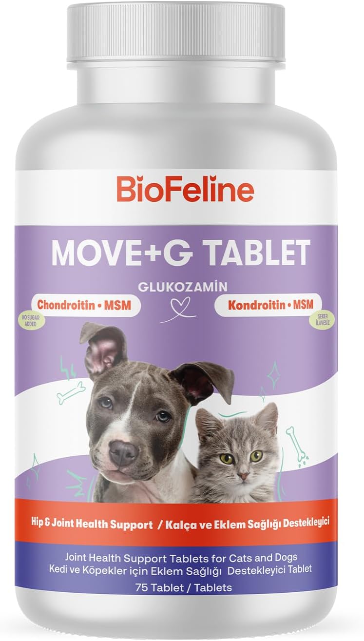 Alternative view of BioFeline Move+G Glucosamine Tablet (Kedi ve Köpekler için Eklem ve Kas Desteği)