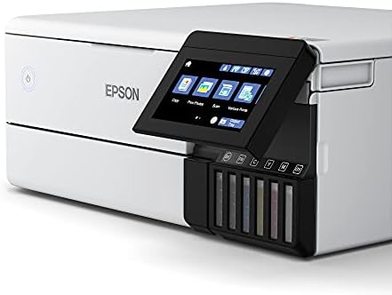 Alternative view of Epson L8160 Tanklı Mürekkep Püskürtmeli Fotoğraf Yazıcı, Tarayıcı, Fotokopi 5760 X 1440 DPI, Beyaz, 403‎ x 369 x 162 mm