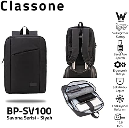 Alternative view of Savona BP-SV Su geçirmez Kumaş,15.6" Notebook,Laptop Sırt Çantası