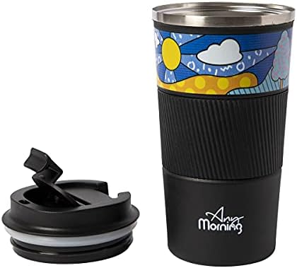 Alternative view of Any Morning 500 ml Paslanmaz Çelik Termos Mug, Siyah BA21549