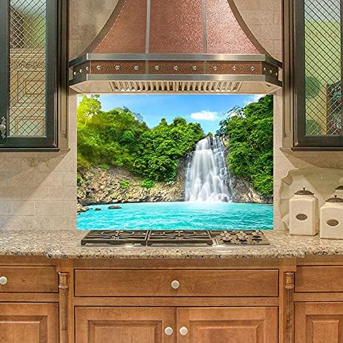 Mutfak Duvar Tezgah Arası Ocak Arkası Kaplama Şelale