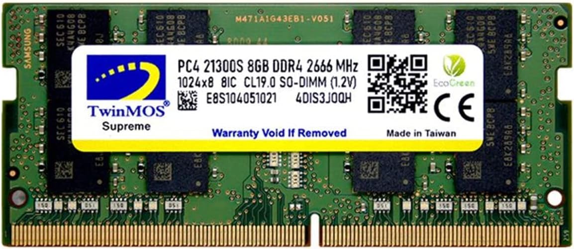 Alternative view of Ddr4 8gb 2666mhz Notebook Ram