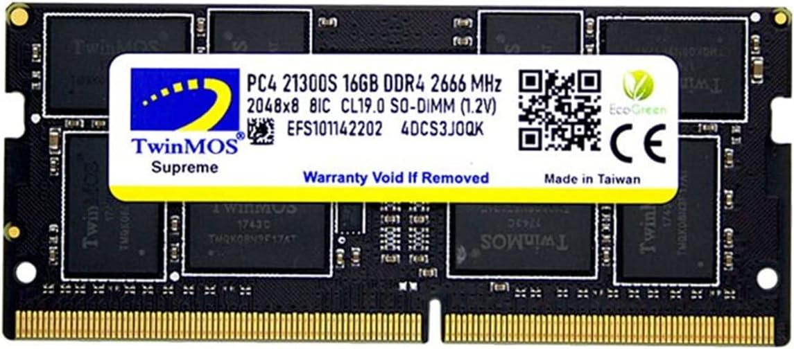 16 Gb Ddr4 2666mhz Twınmos Sodımm(MDD416GB2666N)