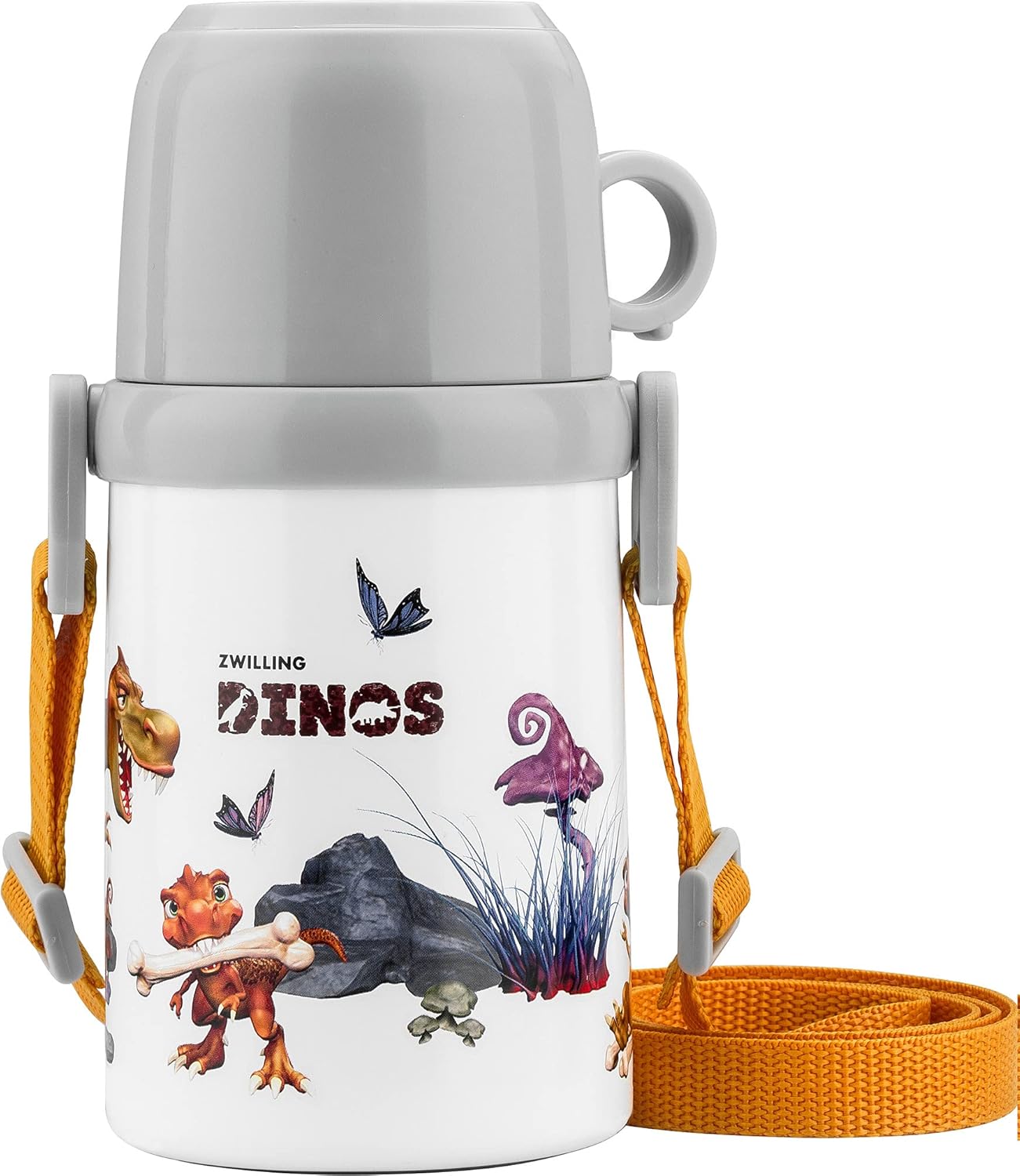 Alternative view of Isoleerfles Met Beker in Draagriem - 380 ml - Dino Marka