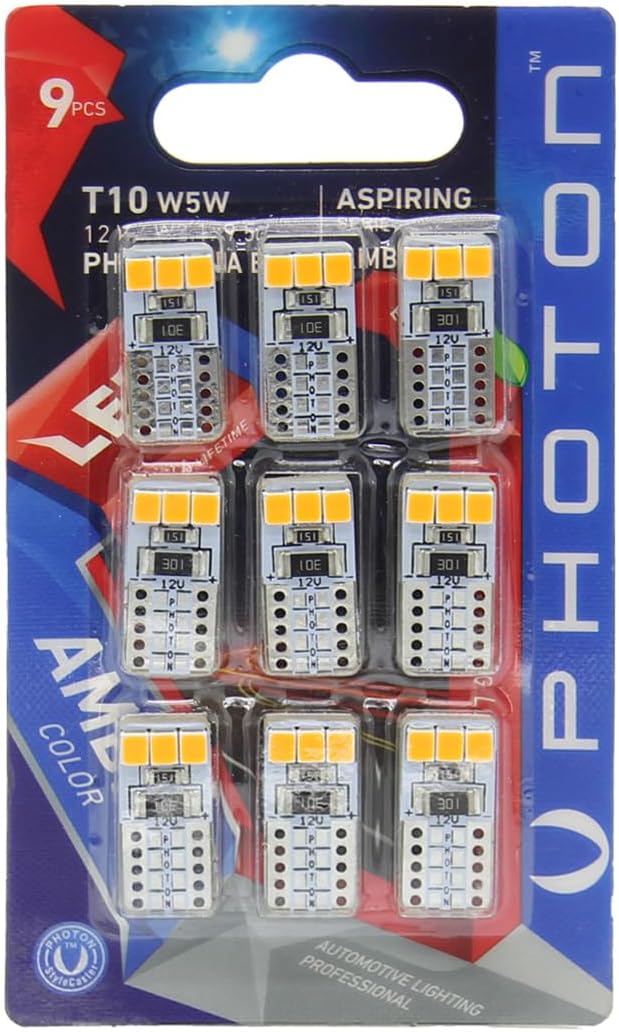 Alternative view of PHOTON Ampul T10 W5W 12V 10Smd Led (9'Lu Blister) PHT PH7010 NA B9