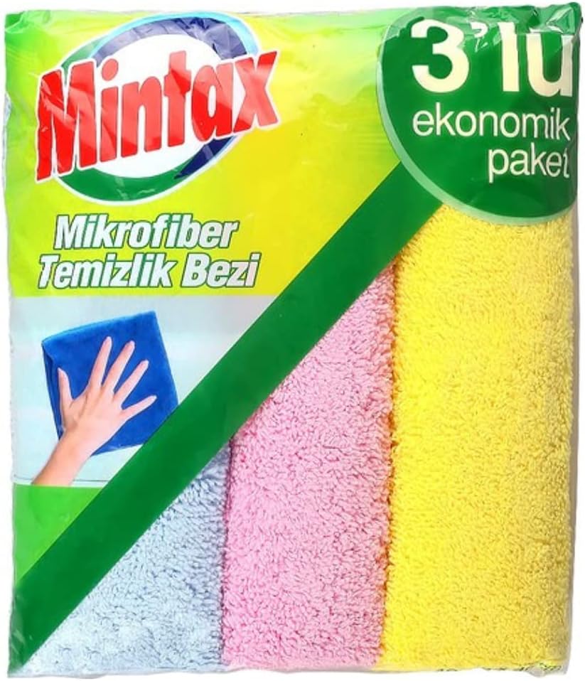 Alternative view of Mintax Mikrofiber Temizlik Bezi 3'lü