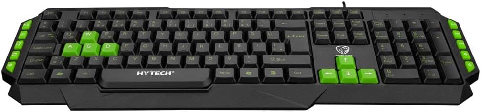 HYK-46 GAMY Siyah USB Yeşil Tuşlu Q Gaming Oyuncu Klavyesi