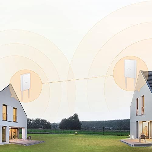 WiFi 6 AX1800 Dış Mekan Erişim Noktası | 802.11ax Çift Bant | Küçük İşletme | Akıllı Mesh | IP55 dereceli | MU-MIMO | PoE Enjektör dahil | APP/Bulut veya Bağımsız [NWA55AXE]