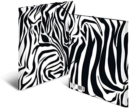 HERMA 19687 Dosya Dosyası DIN A4 Hayvan Baskılı Zebra 3'lü Set, Sağlam Karton, Baskılı İç Kapak ve Lastik Bantlı Düzenleme Dosyası Çocuklar, Erkek ve Kız Çocukları için Evrak Dosyası