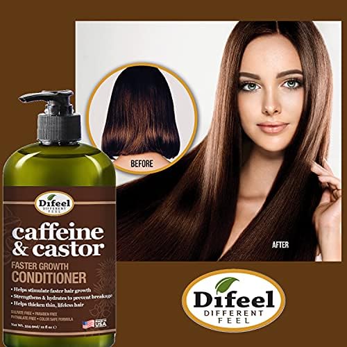 Alternative view of Difeel Caffeine & Castor Faster Growth Saç Kremi 354.9ML
