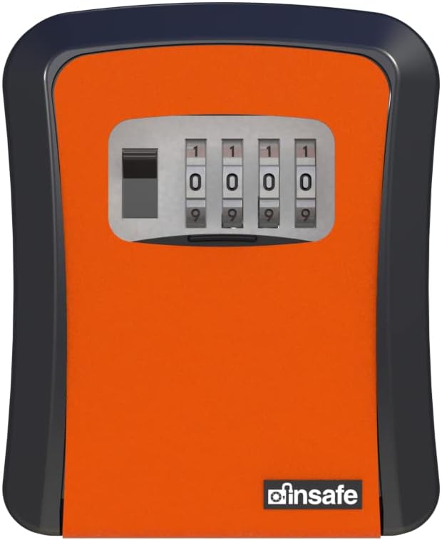 ISC806KEY Şifreli Çelik Kasa, Anahtar Kasası, Anahtar Dolabı, Orange