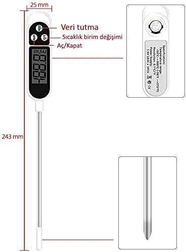 Alternative view of WH47 Dijital Yemek Gıda Mutfak Termometresi Sıcaklık Ölçer