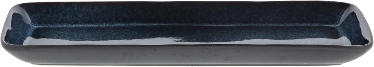 Alternative view of Bıtz Gastro Servis Tabağı Dikdörtgen Siyah/Koyu Mavi 38 X 14 X 2 Cm