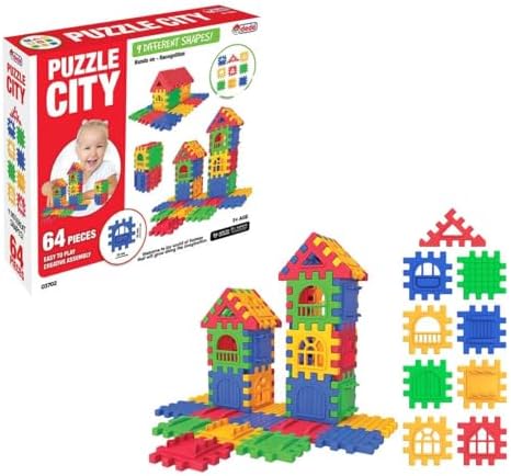Alternative view of Puzzle City 64 Parça