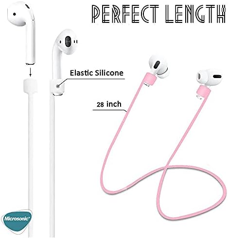 AirPods Pro için Manyetik Mıknatıslı Kulaklık İpi Mor [AirPods Pro ile Uyumlu Kılıf - Mor]