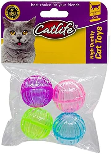 202469-Catlife Zilli Kedi Oyuncağı 4'lü Paket