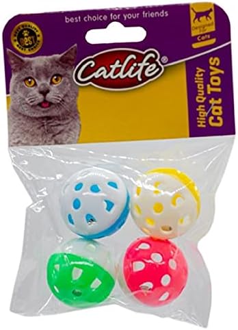 201586-Catlife Zilli Kedi Oyuncağı 4'lü Paket