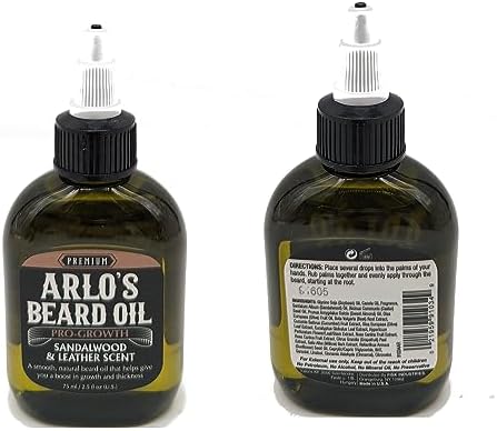 Arlo's Pro-Growth Sandal Ağacı ve Deri Kokulu Sakal Yağı 75ML
