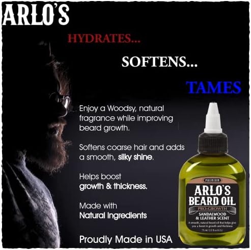 Alternative view of Arlo's Pro-Growth Sandal Ağacı ve Deri Kokulu Sakal Yağı 75ML