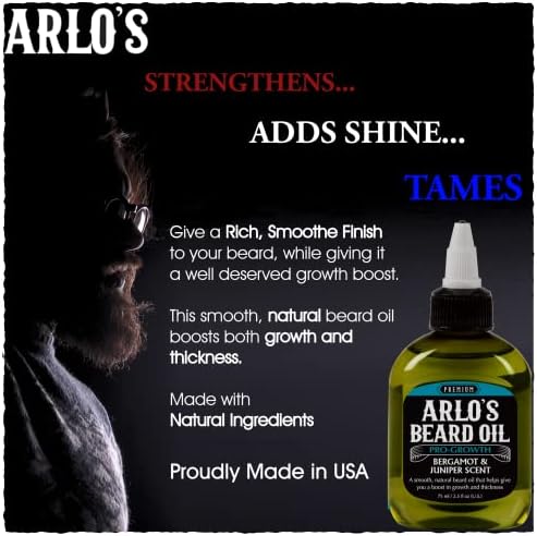 Arlo's Pro-Growth Bergamot ve Ardıç Kokulu Sakal Yağı 75ML