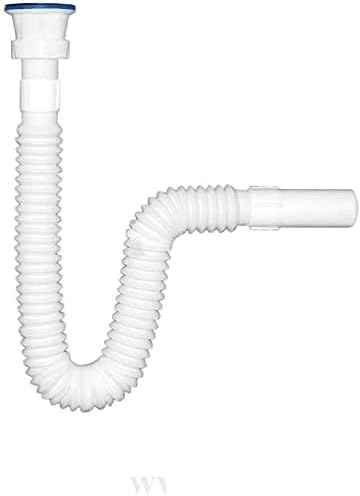 Alternative view of 1.Kalite Paslanmaz Çelik Süzgeçli Lavabo Gider Hortumu/Körüklü Lavabo Sifonu/Eviye Gider Borusu (75 cm)