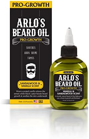 Arlo's Pro-Growth Sandal Ağacı ve Vanilya Kokulu Sakal Yağı 75ML