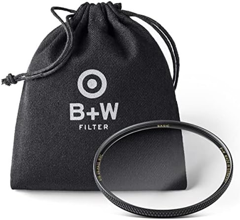 B+W UV-Haze ve Koruma Filtresi 010 MRC Basic 39 mm (16x Sertleştirilmiş, Profesyonel), Siyah, 1100131