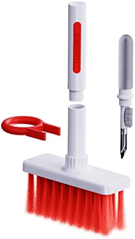 Temizleme Yumuşak Fırça Klavye Temizleyici 5'i 1 Arada Çok Fonksiyonlu Bilgisayar Temizleme Araçları Kiti Köşe Boşluğu Silgi Bluetooth Kulaklık için Tuş Çektirmesi Lego Dizüstü Bilgisayar