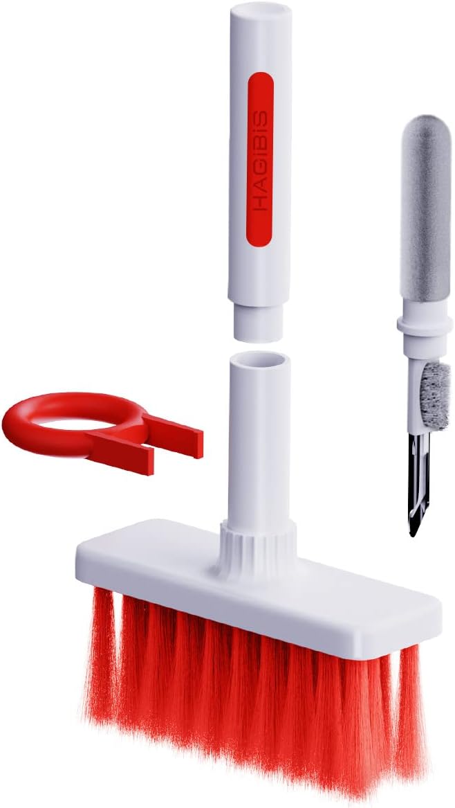 Alternative view of Temizleme Yumuşak Fırça Klavye Temizleyici 5'i 1 Arada Çok Fonksiyonlu Bilgisayar Temizleme Araçları Kiti Köşe Boşluğu Silgi Bluetooth Kulaklık için Tuş Çektirmesi Lego Dizüstü Bilgisayar