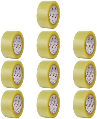 10 ADET Onestar Koli Bandı 45 mm x 100 Mt Şeffaf Güçlü Yapışkanlı Kopmayan Bant
