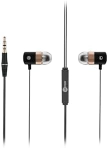 Alternative view of EH103 Kablolu 3.5mm Jacklı Mikrofonlu Kulak İçi Kulaklık - Gürültü Önleyici Mikrofon, Ses Ayarı Paneli, Terlemeye Dayanıklı, Evrensel Uyumluluk, Spor İş Kulak İçi Kulaklık Siyah