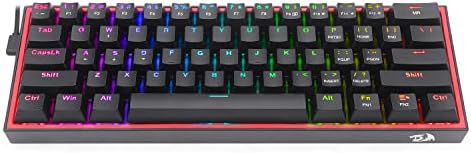 Alternative view of Redragon K617-RGB 16,8 Milyon RGB Aydınlatma, Red Switch Fizz%60 Q Türkçe Kablolu Mekanik Oyuncu Klavyesi Siyah