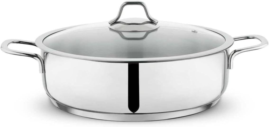 Held Çelik Basık Tencere30 Cm2 Prç.Inox