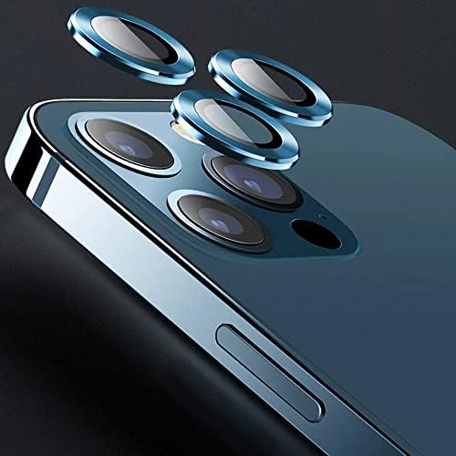 13 Pro İle Uyumlu Arka Kamera Tempered Çözünürlük Engellemeyen, Parmak İzi Bırakmayan, Tozdan Koruyan Camera Protection 13 Pro Lens Koruyucu (Mavi)