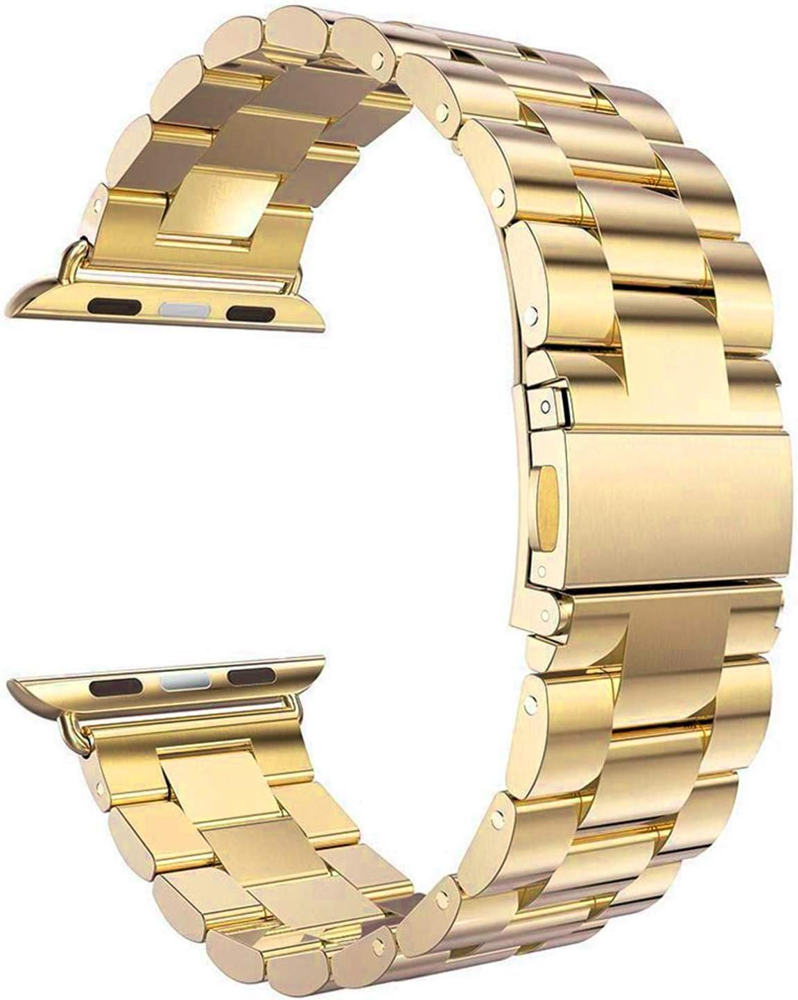 Series 7 41mm için Metal Stainless Steel Kordon [ Series 7 41mm ile Uyumlu Kordon - ]