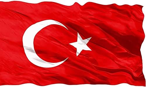 Türk Bayrağı - Tüm Ölçüler Mevcuttur / 1. Kalite Yırtılmaya, Güneş Işınlarına, Yağmura, Rüzgara ve Yıpranmaya Karşı Yüksek Dayanımlı Özel Örgü Bayrak (Bina Cephesi ve Gönder İçin Uygun) (80X120)