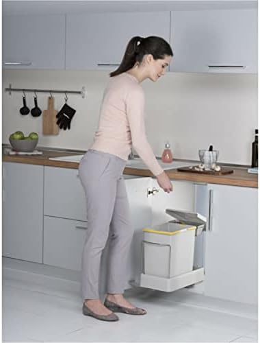 Dolap İçi Raylı Çöp Kovası 21500 20 Litre