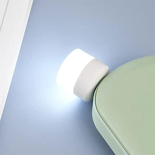 Alternative view of Linwnil Gece USB Işıkları, Mini LED Ampul, Takılabilir, Beyaz, Kompakt, Yatak Odası, Banyo, Çocuk Odası, Koridor, Mutfak Araba için USB Atmosfer Işığı (4 Beyaz Işık)