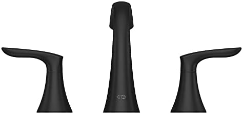 20,32 cm Geniş Banyo Bataryası Mat Siyah