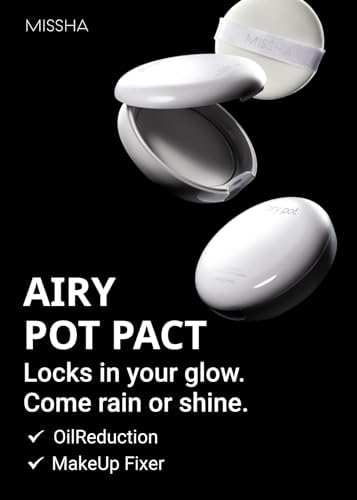 Mat Bitişli Ultra Hafif Kompakt Pudra Airy Pot Pressed Powder (Translucent)