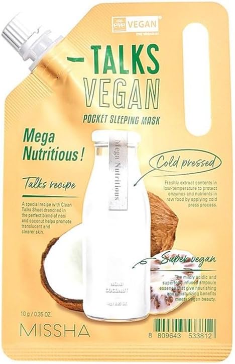 Alternative view of Talks Vegan Besleyici Uyku Maskesi 10g