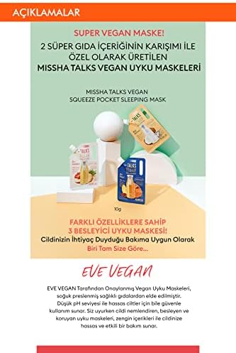 Alternative view of Aydınlatıcı Vegan Uyku Maskesi 10g Talks Vegan Squeeze Sleeping Mask(SKİN FİTNESS)